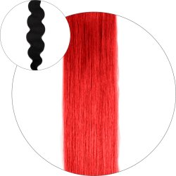 #Rot, 50 cm, Body Wave Tape Extensions