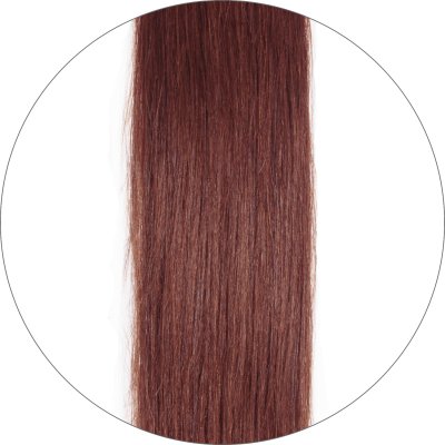 #33 Rotbraun, 50 cm, Clip In Extensions