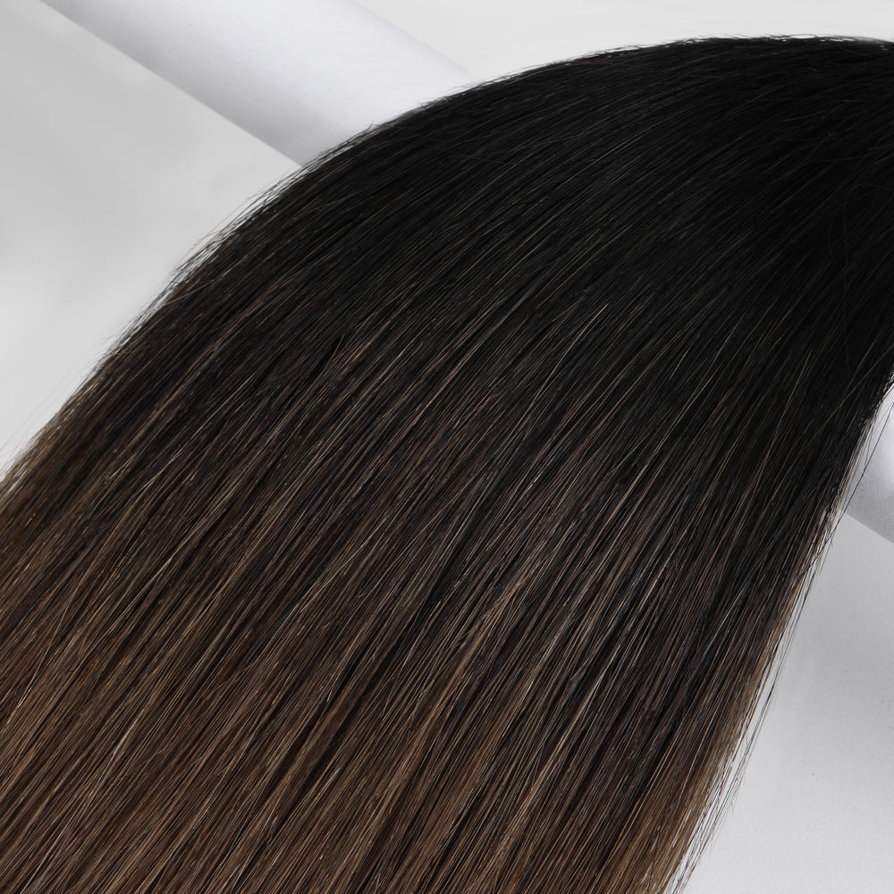 Hair Weft – #1/4 Dark Mix