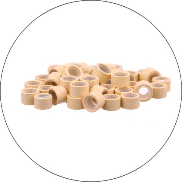 Microringe mit Silikon – 100 Stück