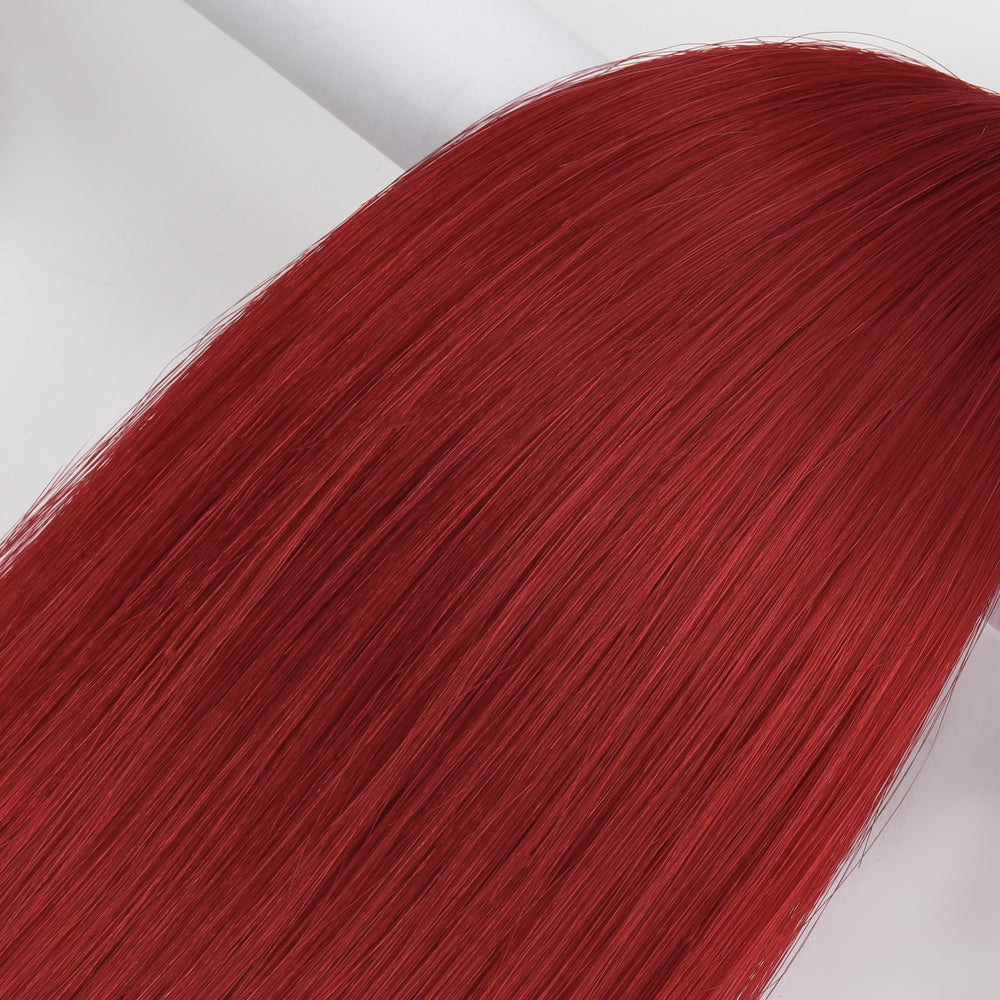 Body Wave Tape Extensions – #64 Bright Red