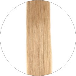 #18 Mittelblond, 60cm, 50g , Tape Extensions, Double drawn