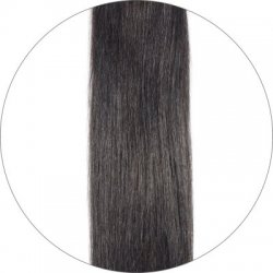 #1B Schwarzbraun, 55cm, 220g, Clip In Extensions Volume