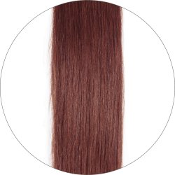 #33 Rotbraun, 60 cm, Clip In Extensions