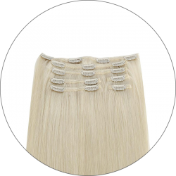 #12 Dunkelblond, 70 cm, Clip In Extensions