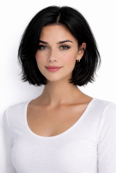 #1 Schwarz, 30cm, 50g , Tape Extensions, Double drawn