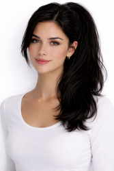 #1 Schwarz, 50cm, 90g, Ponytail