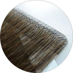 #6 Mittelbraun, 50 cm, Injection, Double drawn Tape Extensions