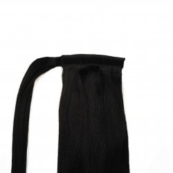 #1 Schwarz, 50cm, 90g, Ponytail