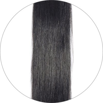 #1 Schwarz, 50 cm, Haartressen