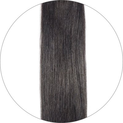 Long Lasting, #1B Schwarzbraun, 70cm, 70g, Seamless Tape Extensions, Single drawn