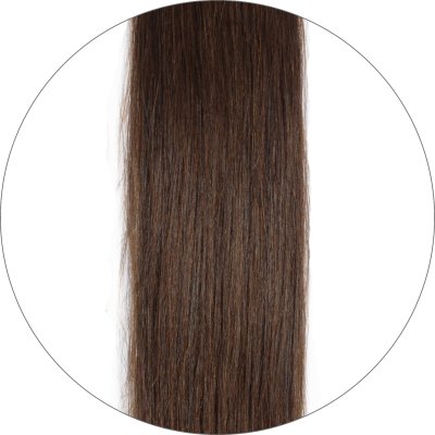 #4 Schokoladenbraun, 60 cm, 110 g, Haartresse