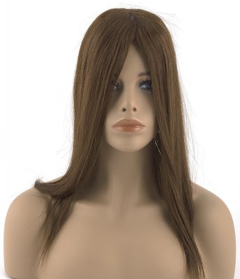 #6 Mittelbraun, 40cm, 60g, Top Piece