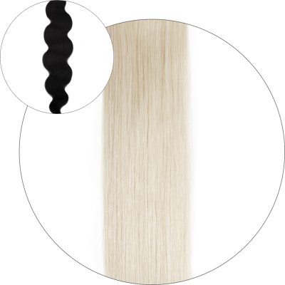 #6001 Extra Hellblond, 50 cm, Body Wave Tape Extensions