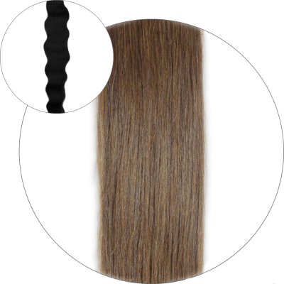 #8 Braun, 50 cm, Natural wave Ponytail
