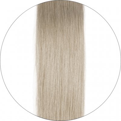 #1001 Platinasche, 40cm, 50g , Tape Extensions, Single drawn