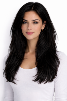 #1 Schwarz, 50cm, 50g, Nanoring Extensions